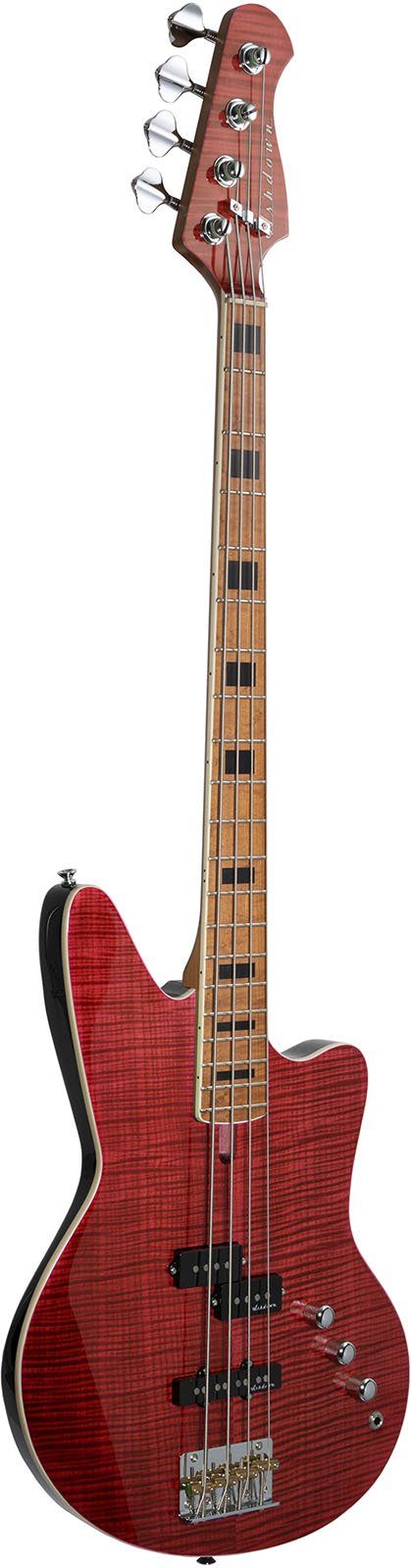 Roasted Saint Artisan Cardinal Flame E-Bass Red